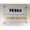image  Табличка скляна TESLA