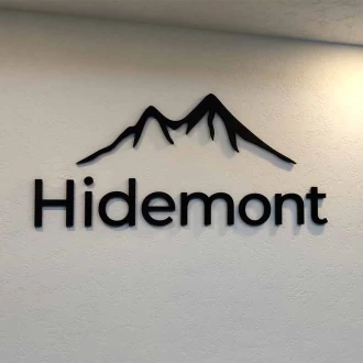 Интерьерный логотип HIDEMONT