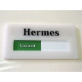 image Табличка акрилова з змінною інформацією "Hermes"
