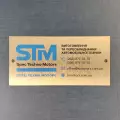 image Шильд металевий STM