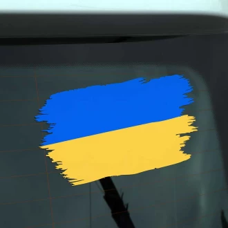 Наклейка - флаг Украины