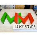 image Объемные световые буквы "MM Logistics"
