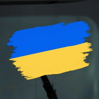 Наклейка - флаг Украины