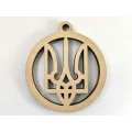 image Іграшка на ялинку - тризуб