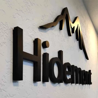 Интерьерный логотип HIDEMONT
